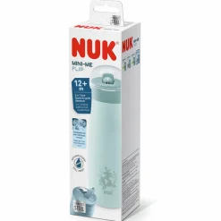Edelstahl-Trinkflasche Mini-Me Flip Cup - mit bissfestem Trinkaufsatz 500 ml - Globus - Blau