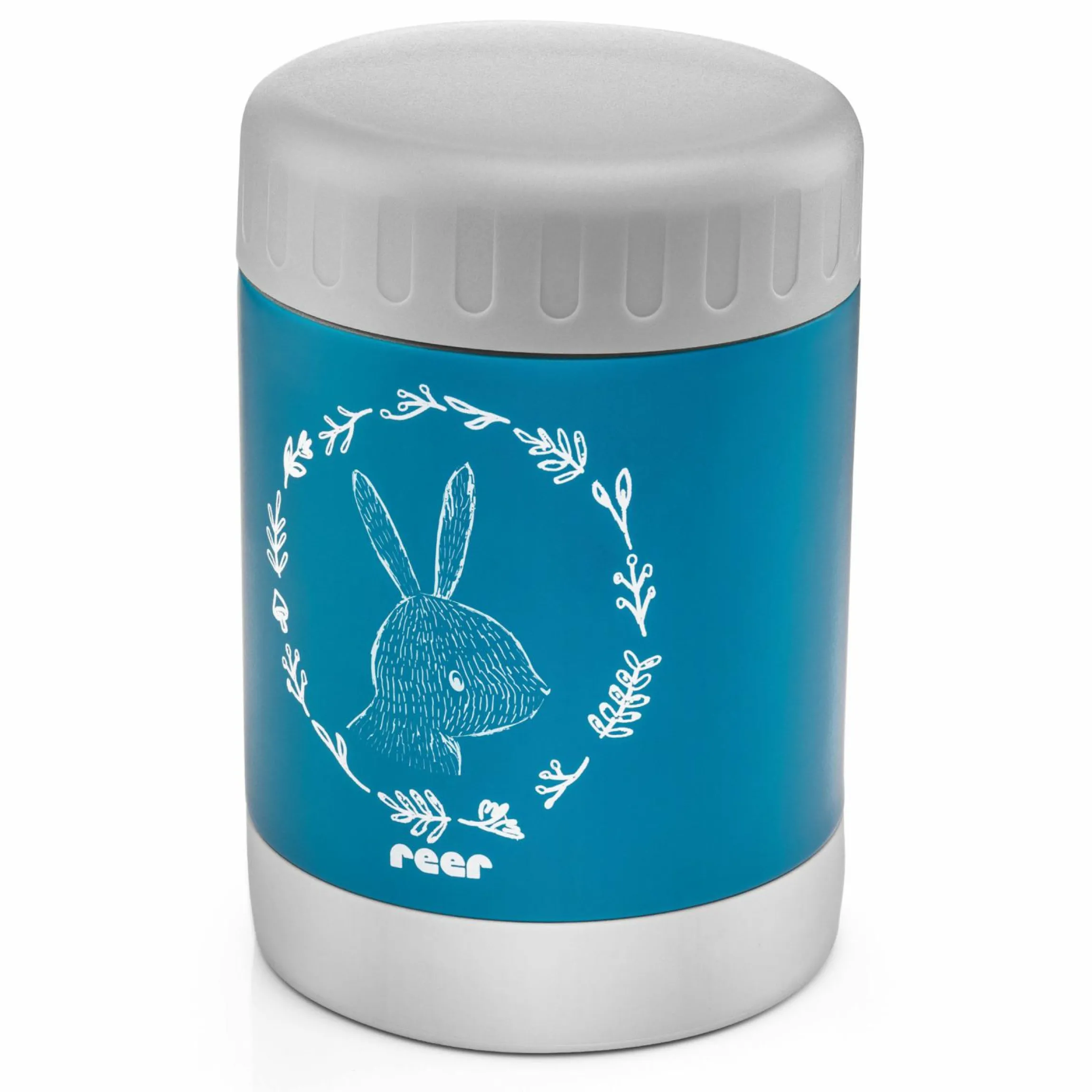 Edelstahl-Warmhaltebox 300ml - ColourDesign - Petrolblau