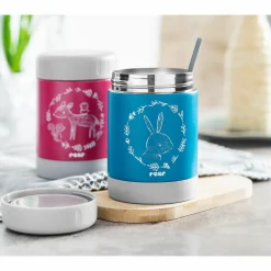 Edelstahl-Warmhaltebox 300ml - ColourDesign - Petrolblau