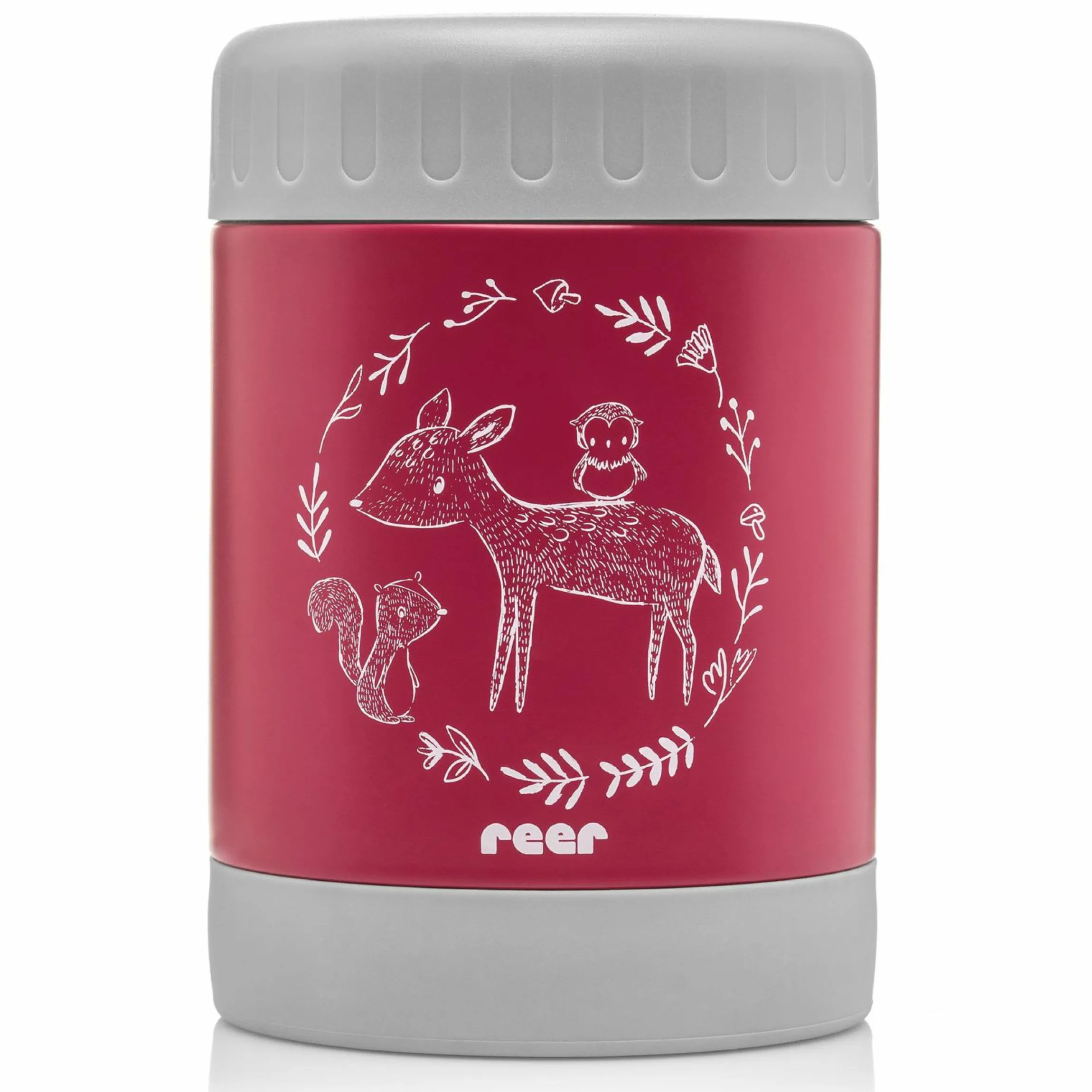 Edelstahl-Warmhaltebox 300ml - ColourDesign - Beerenrot