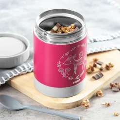 Edelstahl-Warmhaltebox 300ml - ColourDesign - Beerenrot