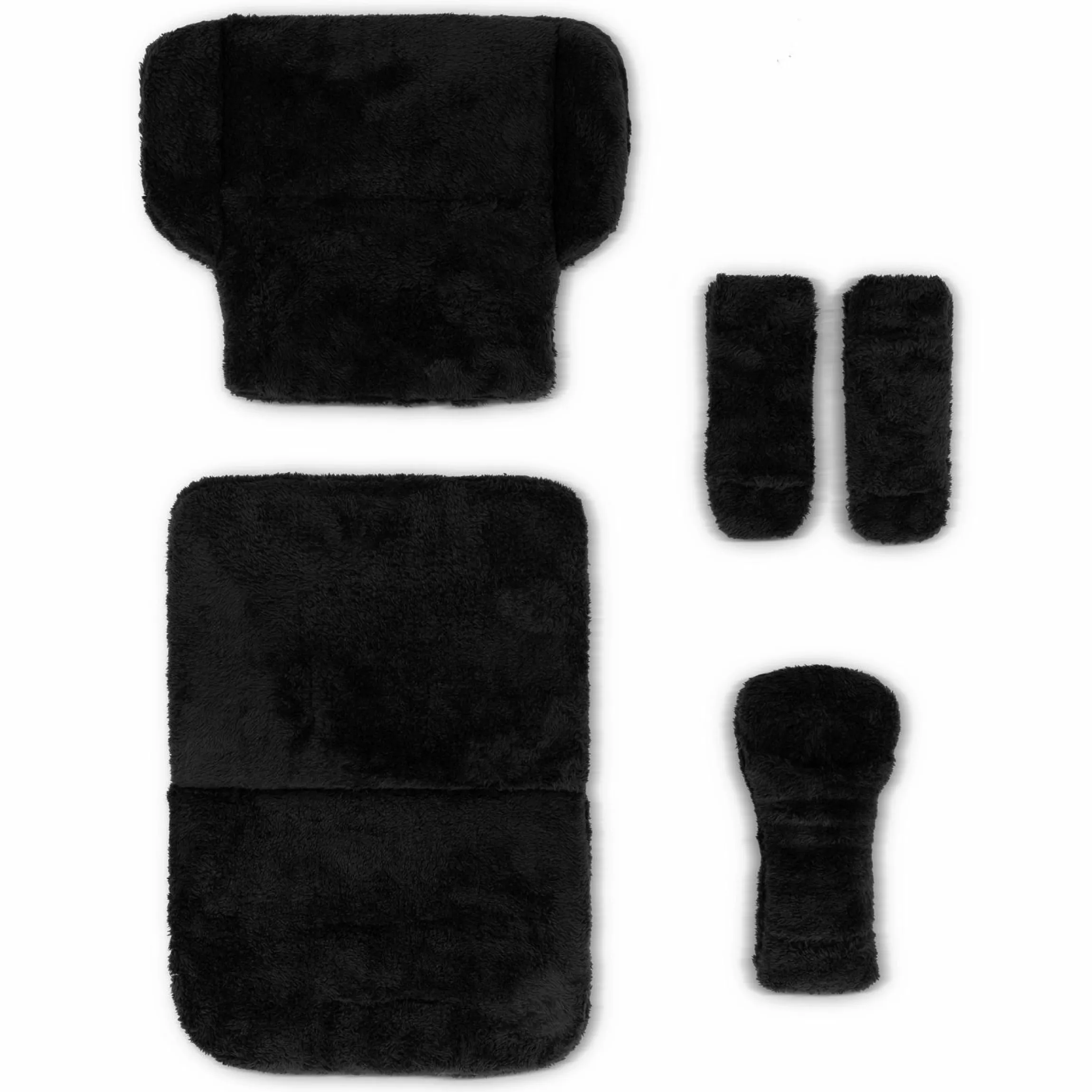 Einlagen-Set für Ping 3 Travel, Ping 3 Trekking mit Sitzeinlage, Schultergurt & Schrittgurtpolster - Black - Kollektion 2025