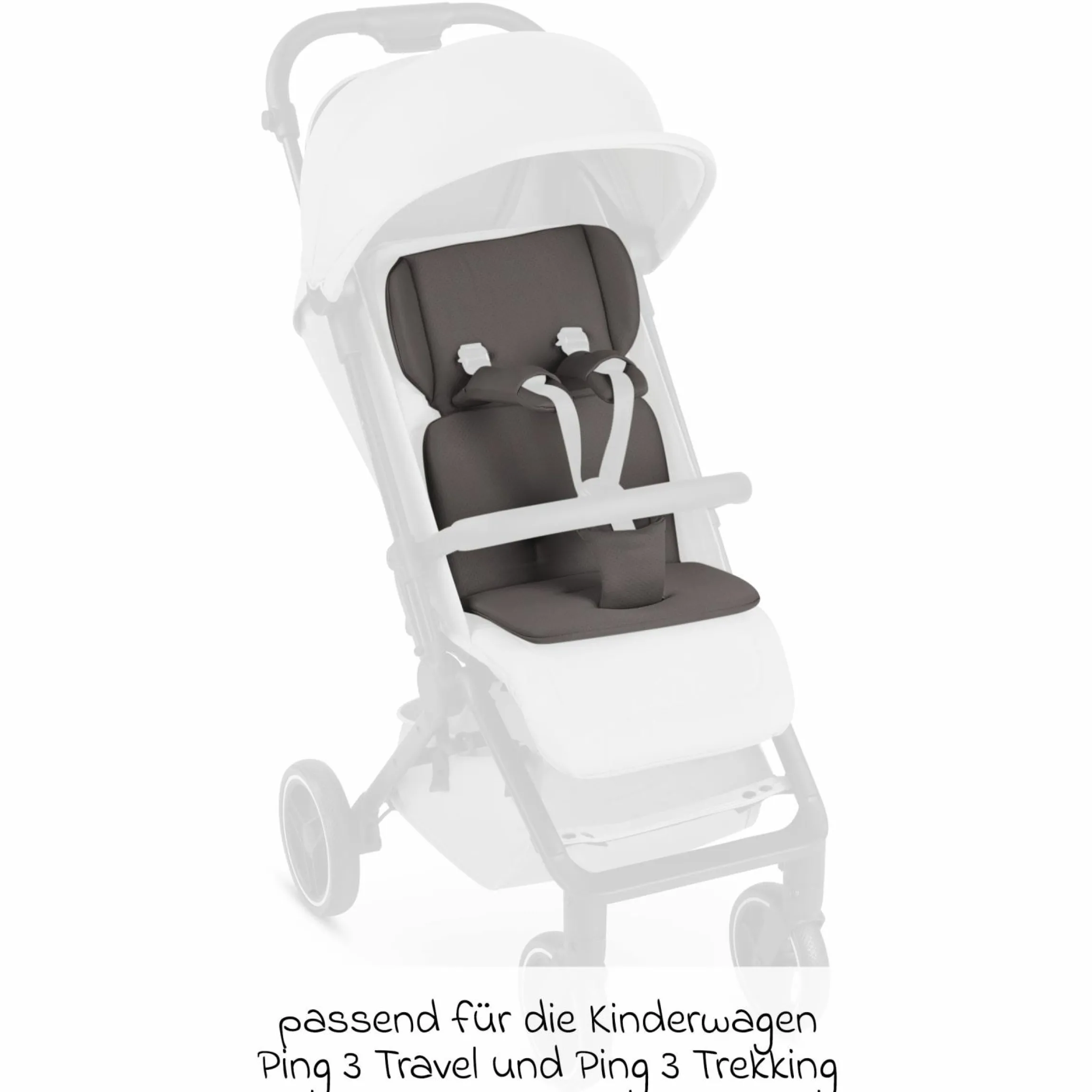 Einlagen-Set für Ping 3 Travel, Ping 3 Trekking mit Sitzeinlage, Schultergurt & Schrittgurtpolster - Cozy - Falcon - Kollektion 2025