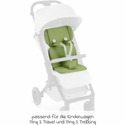 Einlagen-Set für Ping 3 Travel, Ping 3 Trekking mit Sitzeinlage, Schultergurt & Schrittgurtpolster - Cozy - Tea - Kollektion 2025