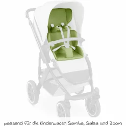 Einlagen-Set für Samba, Salsa, Zoom mit Sitzeinlage, Schultergurt & Schrittgurtpolster - Cozy - Tea - Kollektion 2025