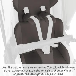 Einlagen-Set für Samba, Salsa, Zoom mit Sitzeinlage, Schultergurt & Schrittgurtpolster - Cozy - Falcon - Kollektion 2025