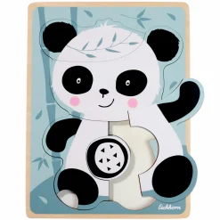 Einlegepuzzle / Konturen-Puzzle - Panda