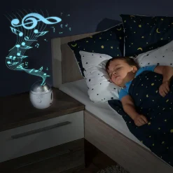 Einschlaflicht mit Lichtprojektor & Musikfunktion My Magic Starlight