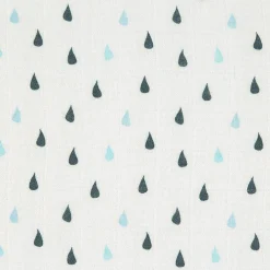 Einschlag- & Mulltuch 2er Pack Heavenly Soft Swaddle XL - Bambus 120 x 120 cm - Little Water Whale