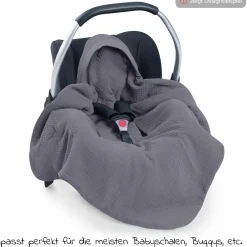 Einschlagdecke / Kuscheldecke Snuggle So Cosy - Stone
