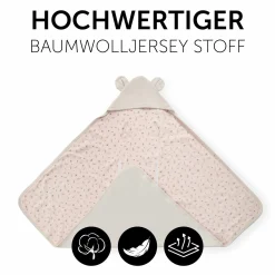 Einschlagdecke / Kuscheldecke Snuggle N Dream - Beige Bloom