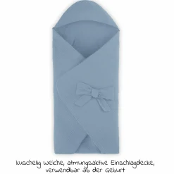 Einschlagdecke / Kuscheldecke Snuggle So Cosy - Dusty Blue