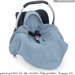 Einschlagdecke / Kuscheldecke Snuggle So Cosy - Dusty Blue