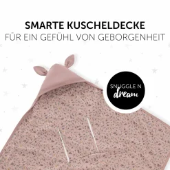 Einschlagdecke / Kuscheldecke Snuggle N Dream - Disney - Bambi Rose