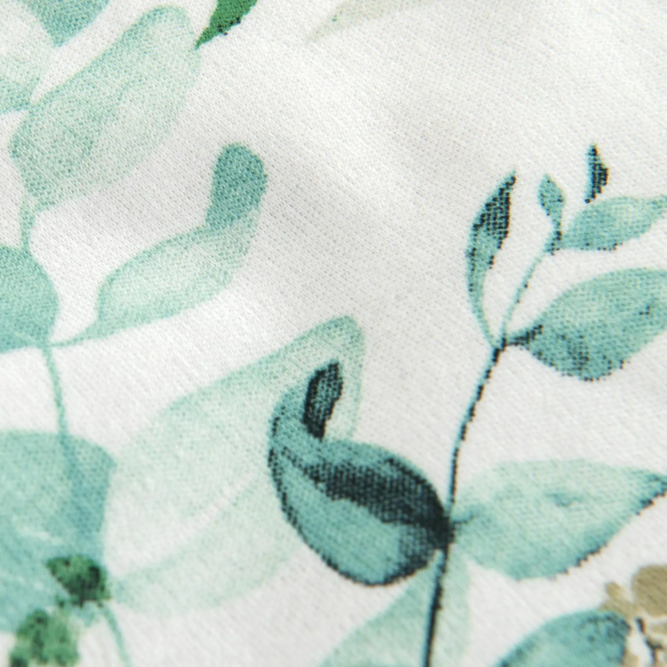 Einschlagdecke / Kuscheldecke Snuggle N Dream - Leaves Mint