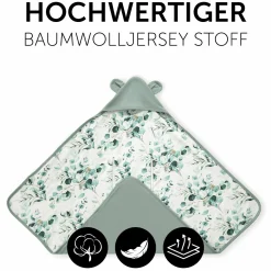 Einschlagdecke / Kuscheldecke Snuggle N Dream - Leaves Mint