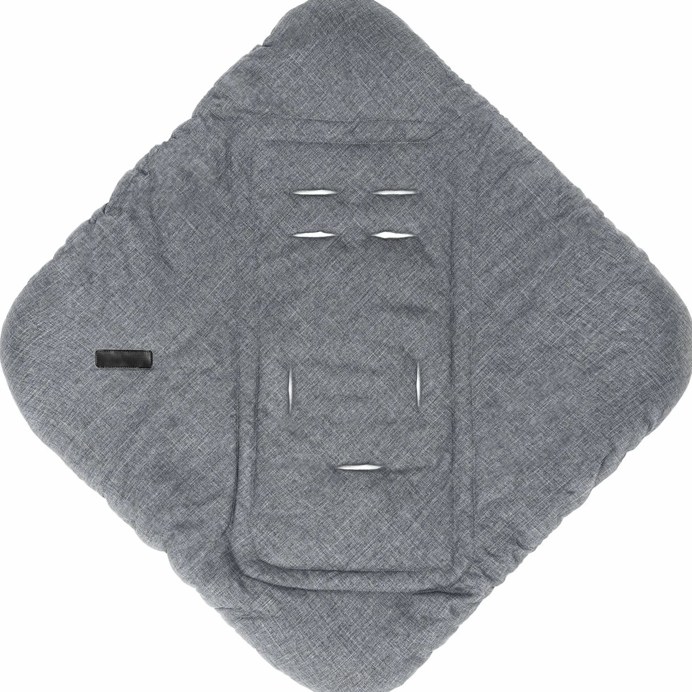 Einschlagdecke Deluxe für Babyschale (Maxi-Cosi, Cybex, Hauck, ABC Design uvm.) und Babywanne - Grau