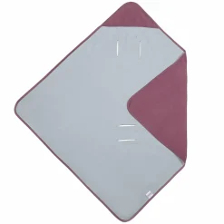 Einschlagdecke leichte Jerseydecke - für Babyschale & Kinderwagen 80 x 80 cm - Orchidee Puder