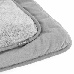 Einschlagdecke mit Füßen für Babyschale und Kindersitz - Winter - Grau