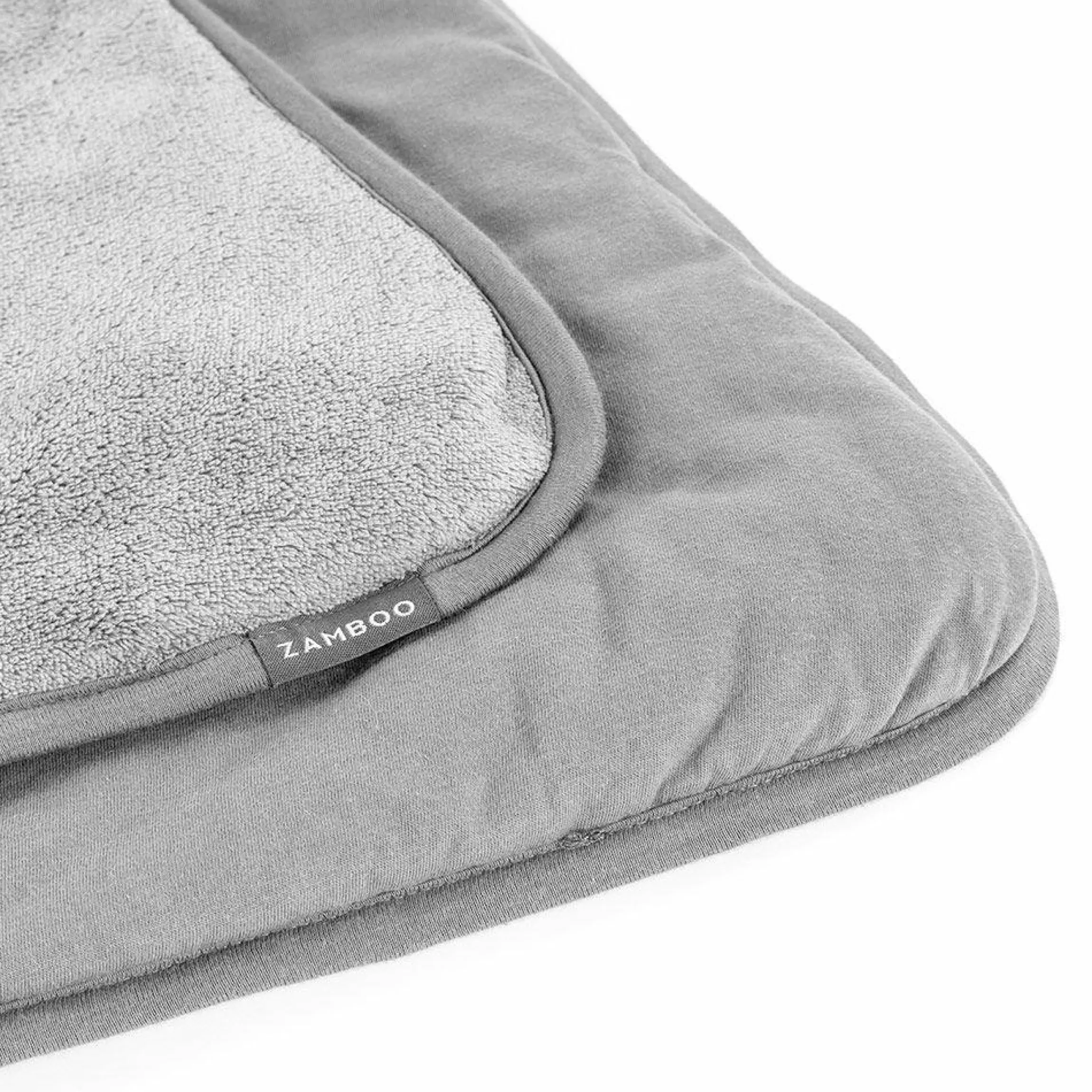 Einschlagdecke mit Füßen für Babyschale und Kindersitz - Winter - Grau
