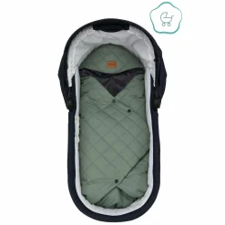 Einschlagdecke Palü für Babyschalen und Babywannen - Salbei