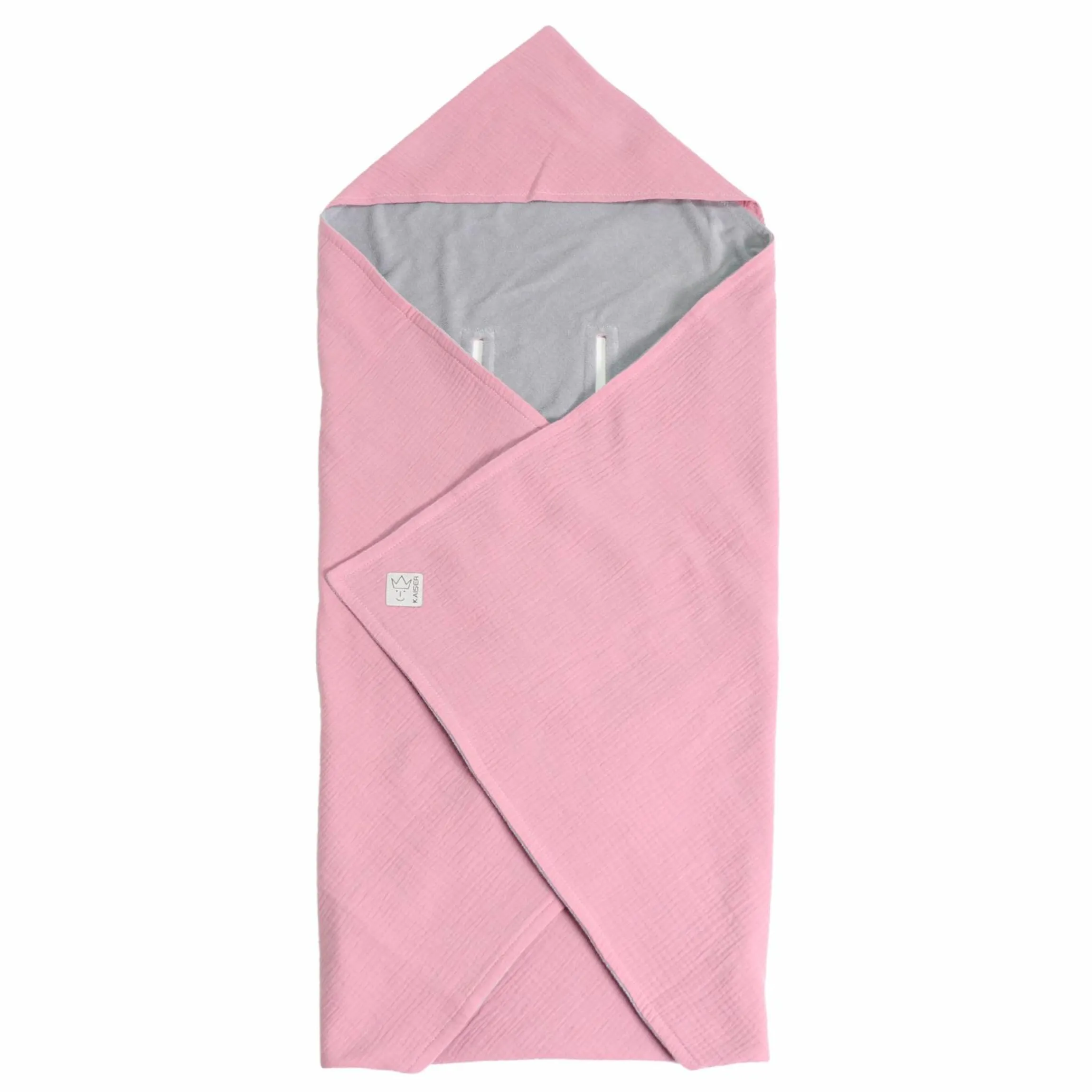 Einschlagdecke Sunny Wrap Summer für Babyschalen 85 x 85 cm - Birdal Rose