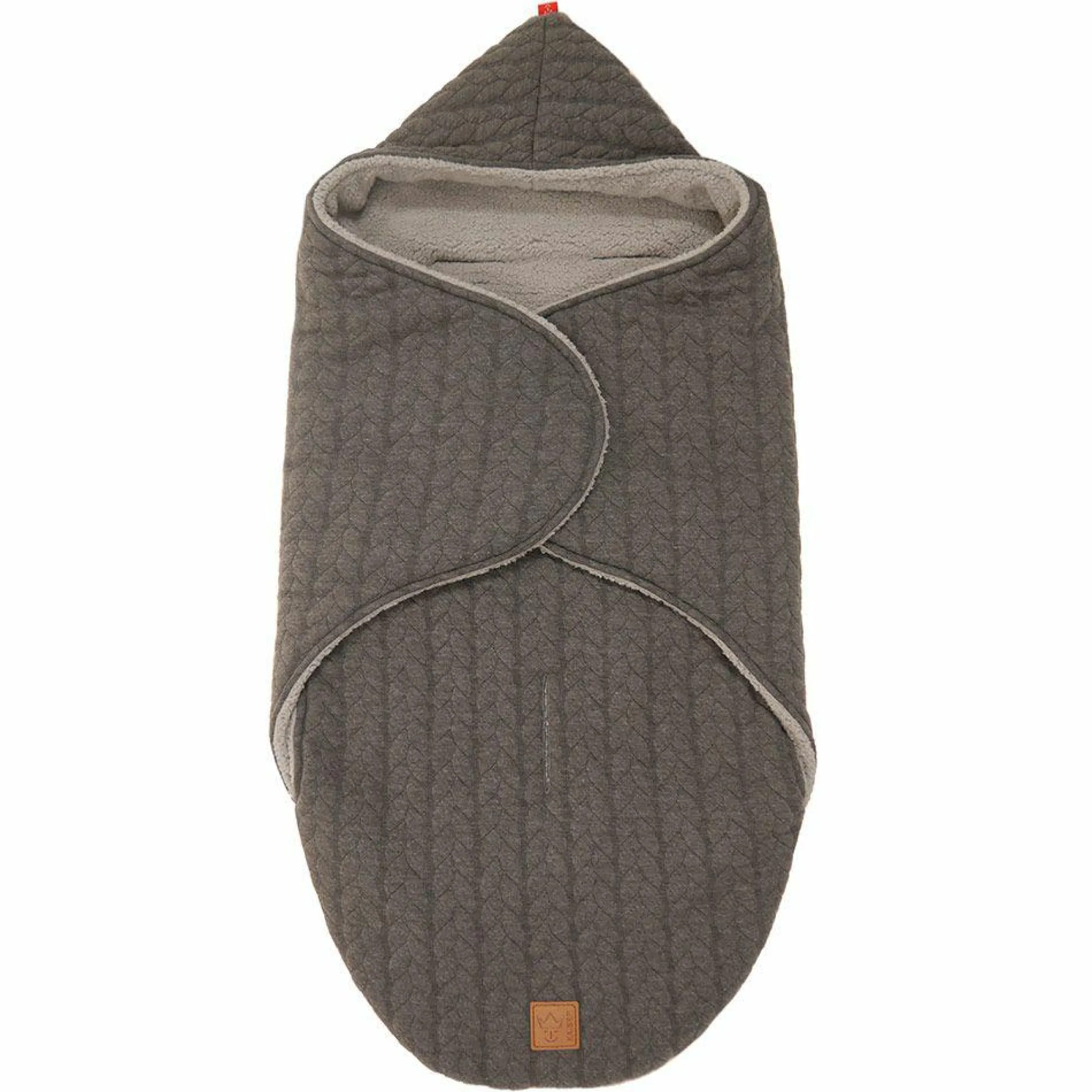 Einschlagdecke Wrappy - Knit Design - Anthrazit