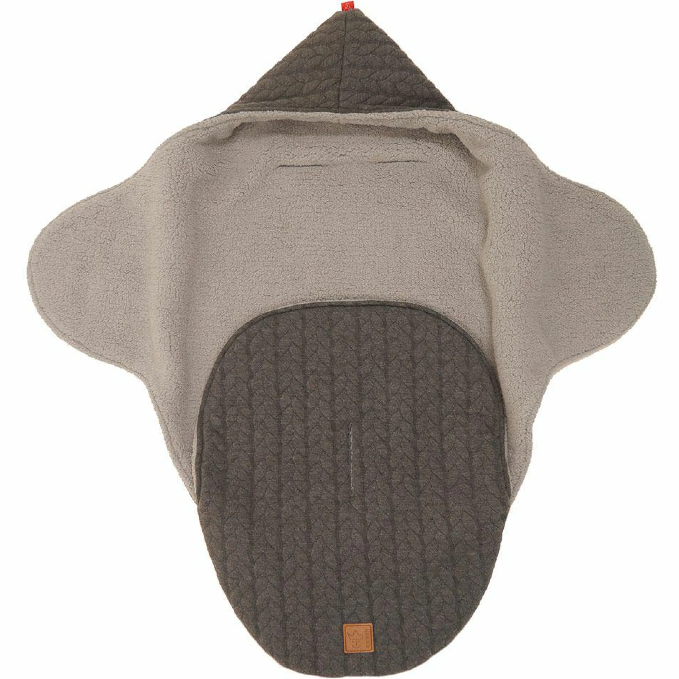 Einschlagdecke Wrappy - Knit Design - Anthrazit