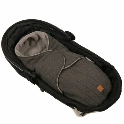 Einschlagdecke Wrappy - Knit Design - Anthrazit
