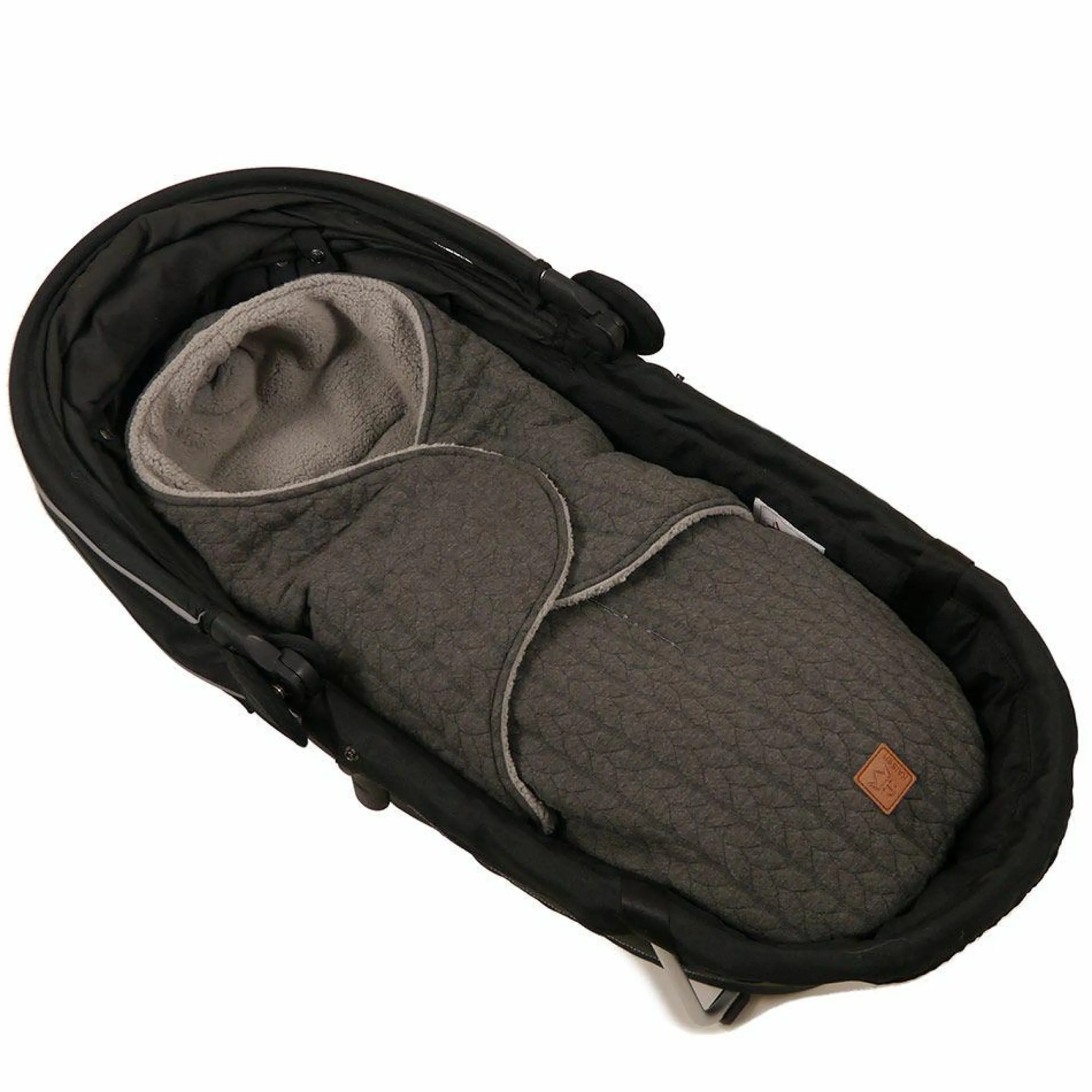 Einschlagdecke Wrappy - Knit Design - Anthrazit