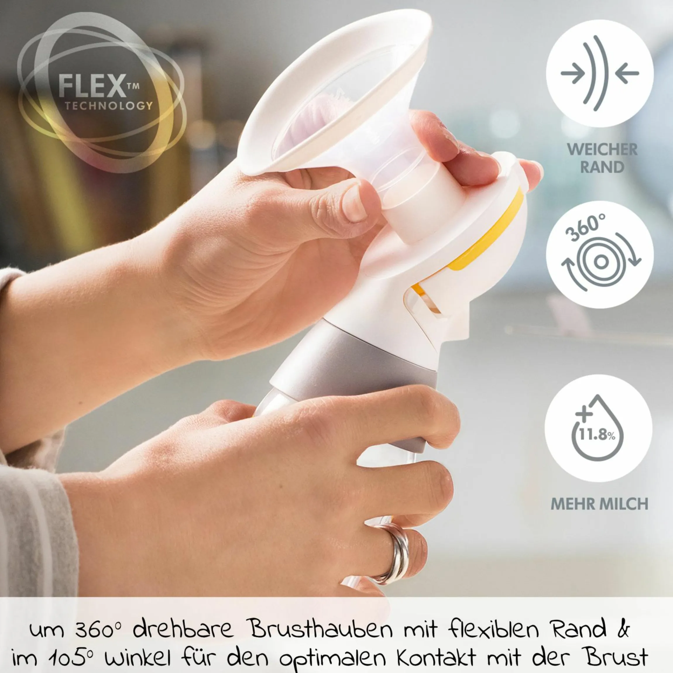 Elektrische Doppel-Milchpumpe Swing Maxi