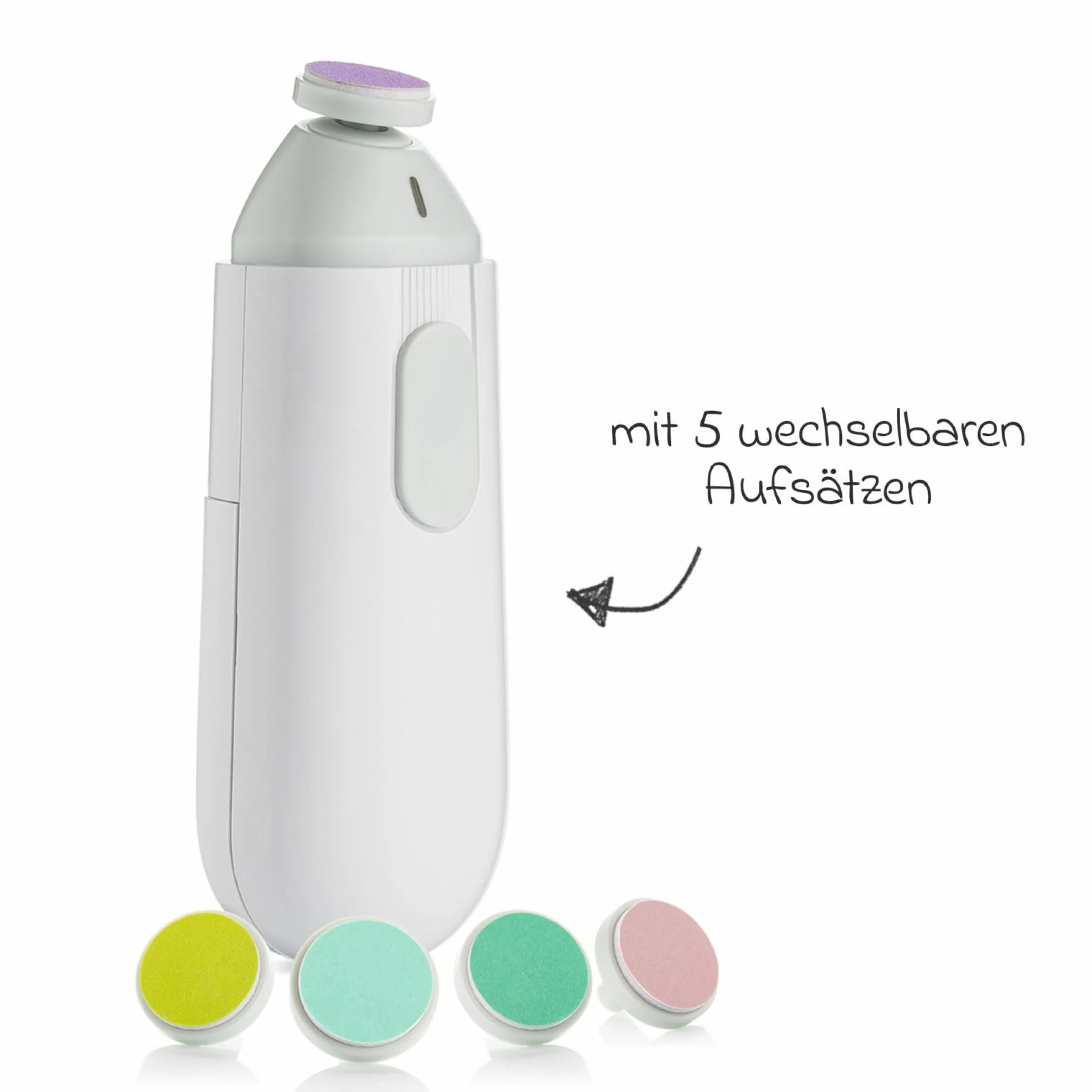 Elektrische Nagelfeile BabyCare - Weiß