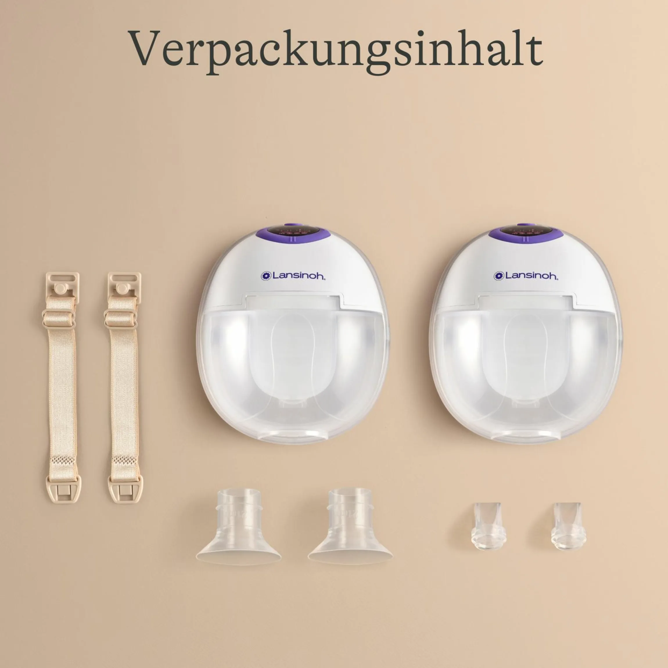 Elektrische tragbare Doppel-Milchpumpe handsfree
