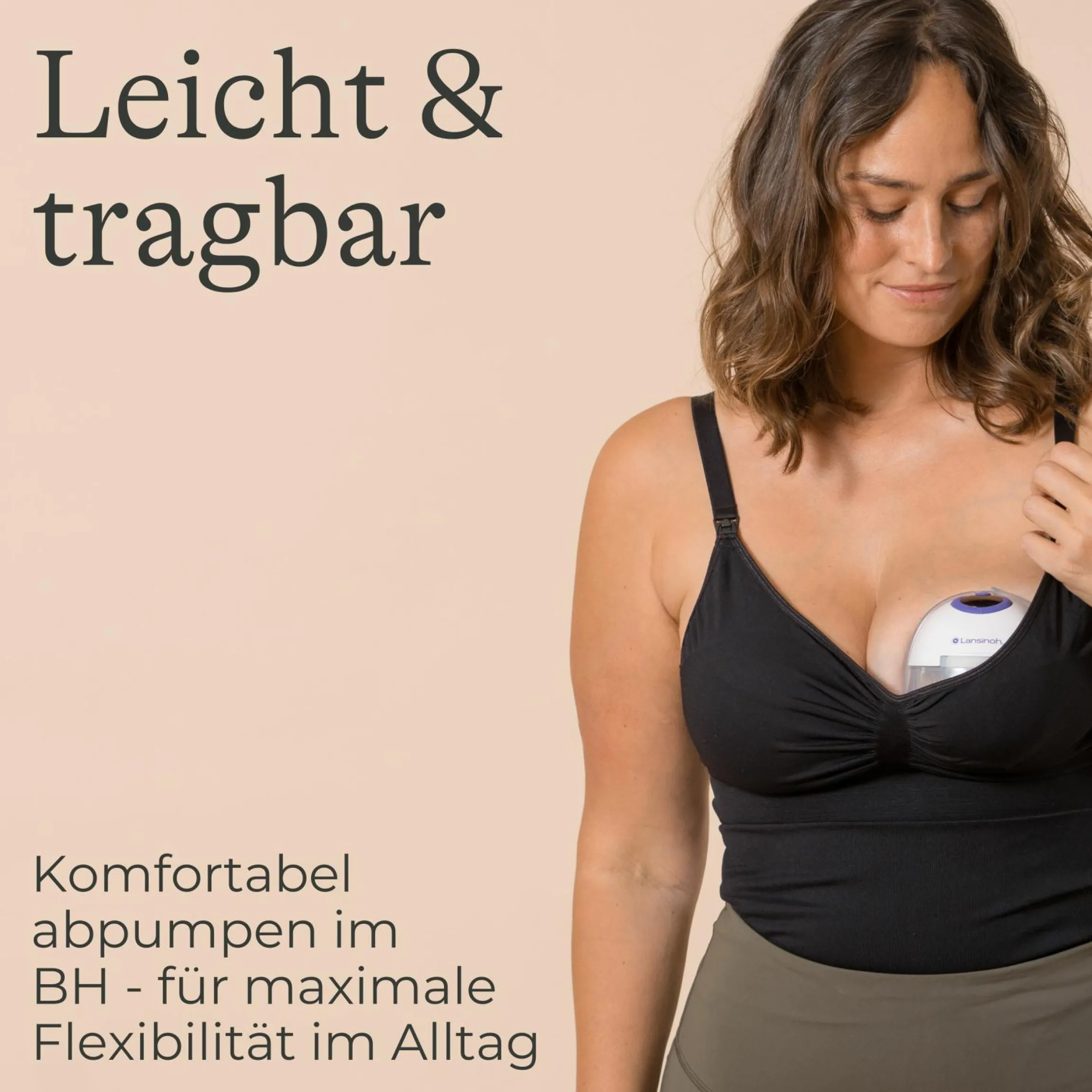 Elektrische tragbare Milchpumpe handsfree