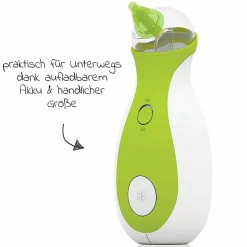 Elektrischer Nasensauger Go - mit Akku - Grün
