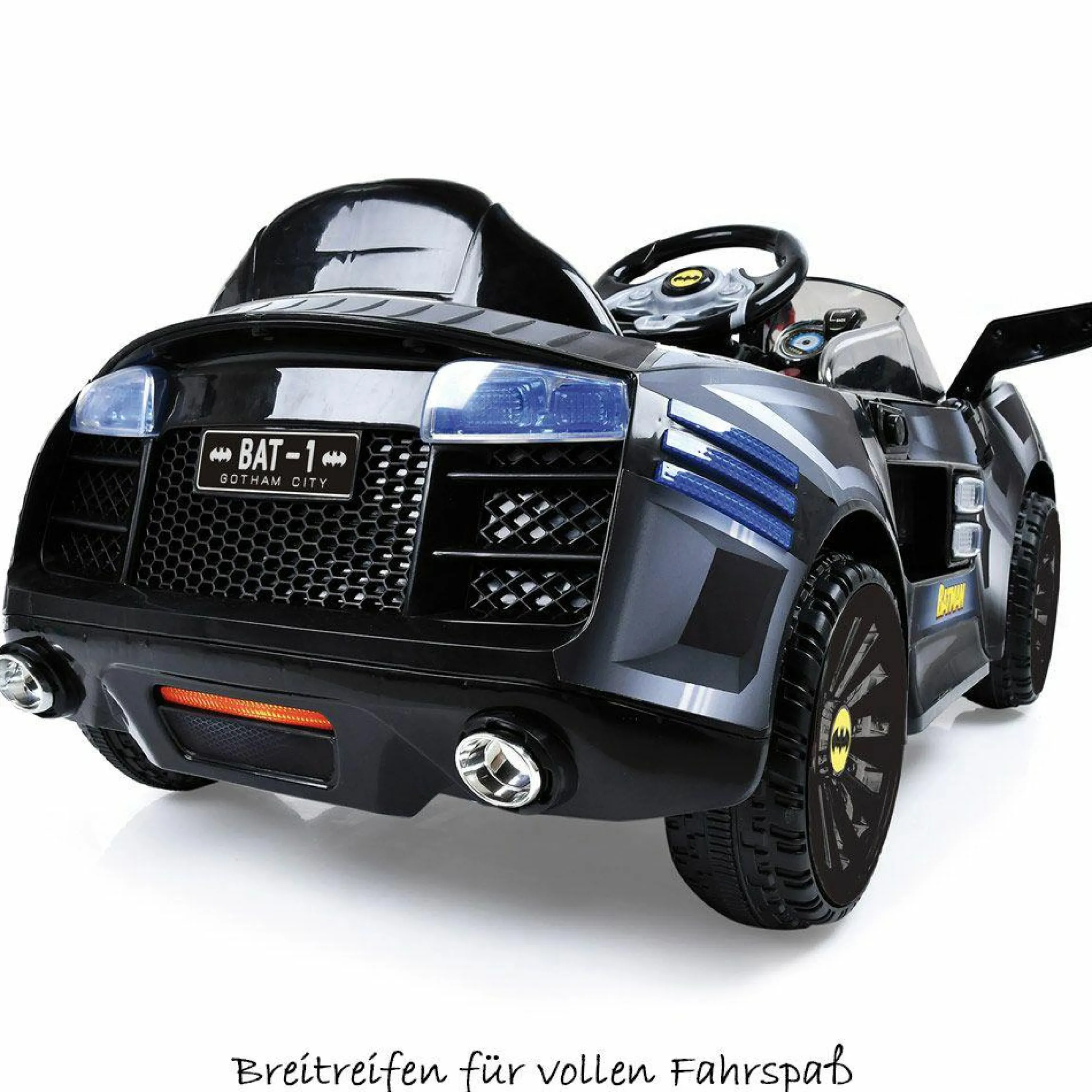 Elektroauto E-Batmobil - Schwarz Grau