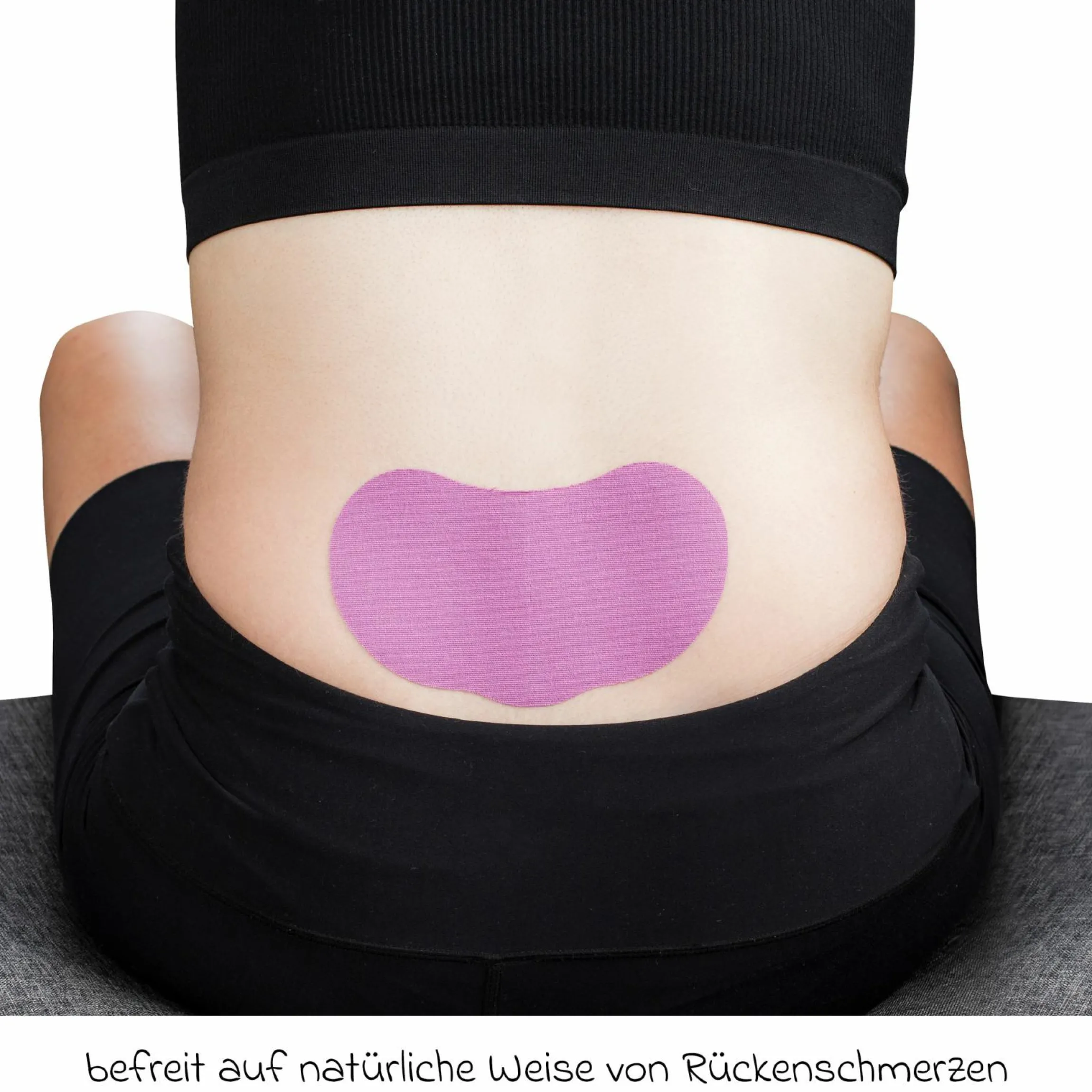 6er Pack Kinesiotape Mama stabilisiert und entlastet den unteren Rücken - Lila