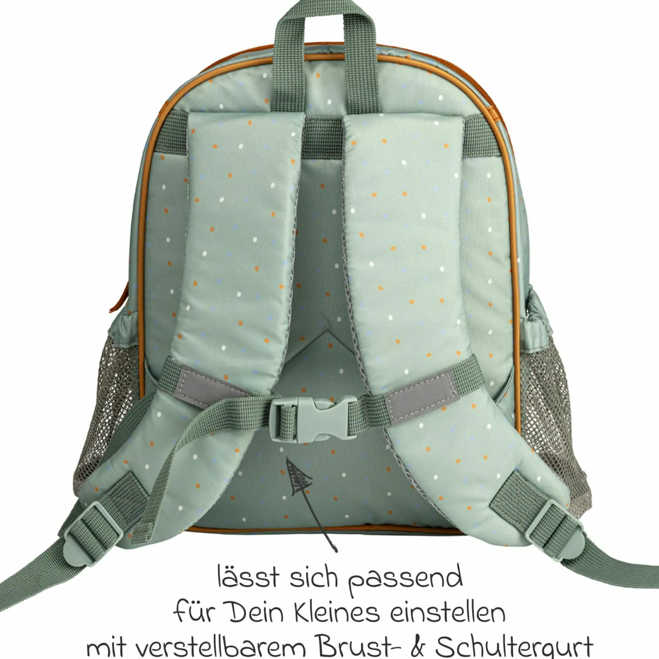 3er Set Rucksack, Brotdose & Trinkflasche - Ente Edda