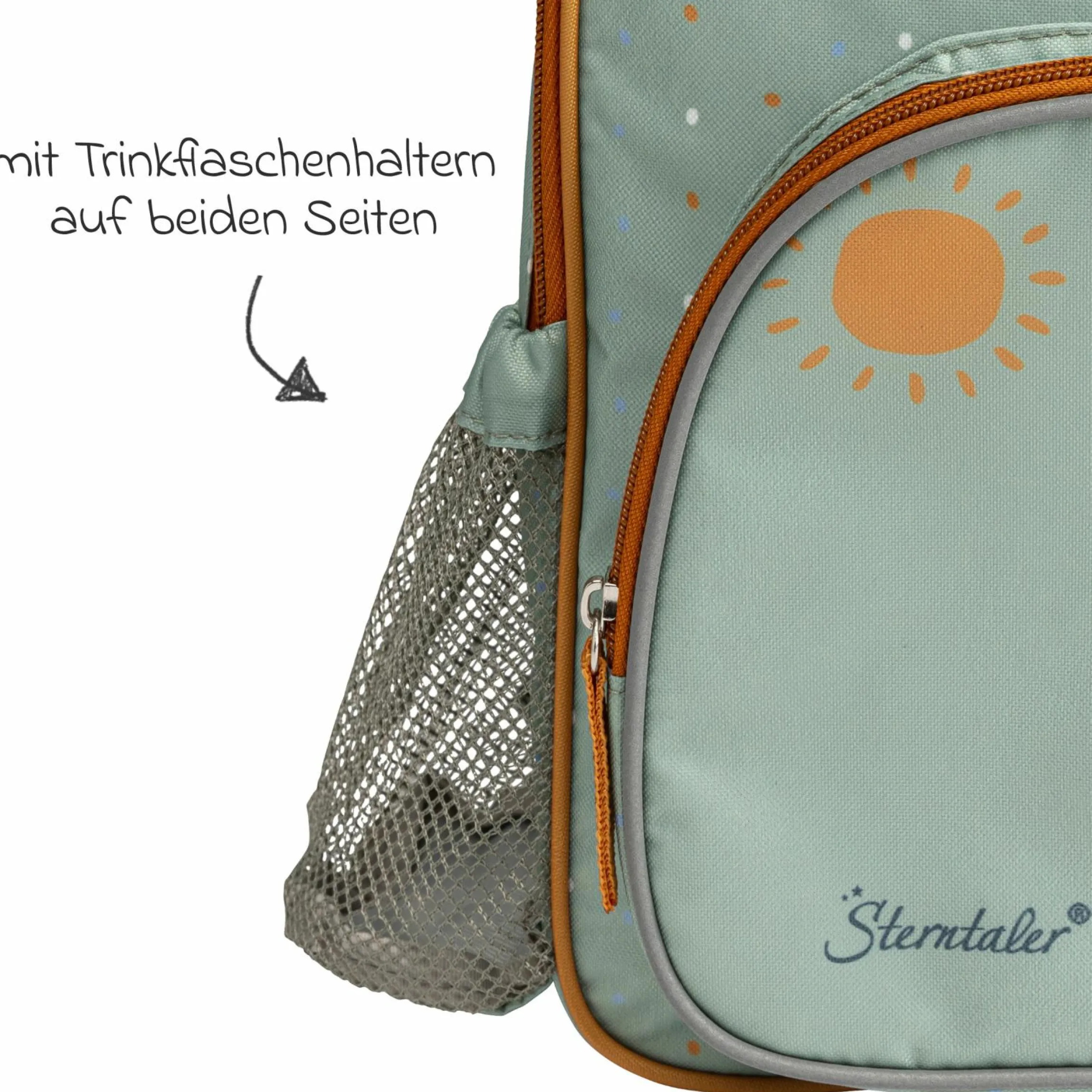 3er Set Rucksack, Brotdose & Trinkflasche - Ente Edda
