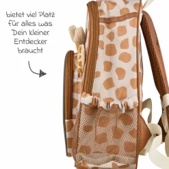3er Set Rucksack, Brotdose & Trinkflasche - Giraffe Kaya