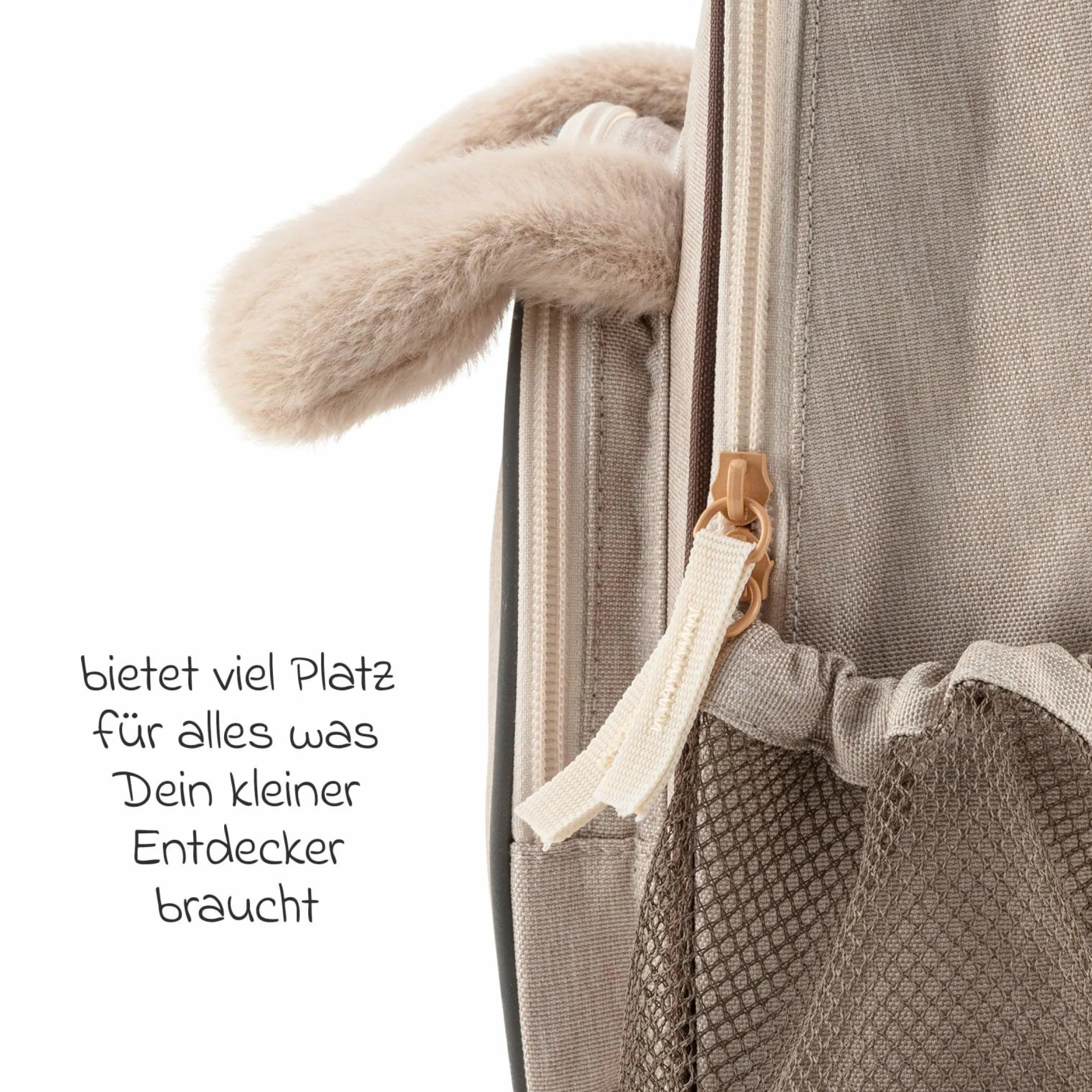 3er Set Rucksack, Brotdose & Trinkflasche - Hund Lucky