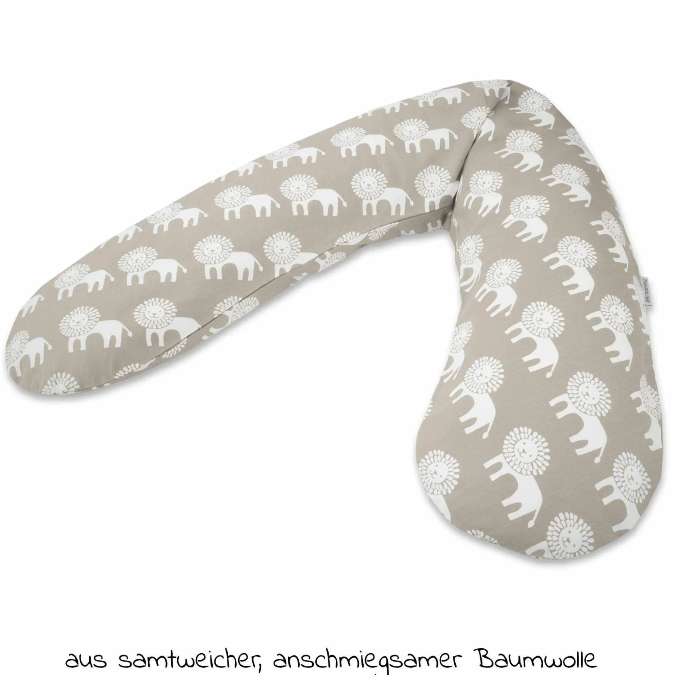 Ersatzbezug für Stillkissen Das Original 190 cm - Wüstenkönig - Taupe