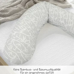 Ersatzbezug für Stillkissen Das Original - Bamboo 190 cm - Bambuswald