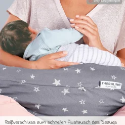 Ersatzbezug für Stillkissen Das Original - Bamboo 190 cm - Leo
