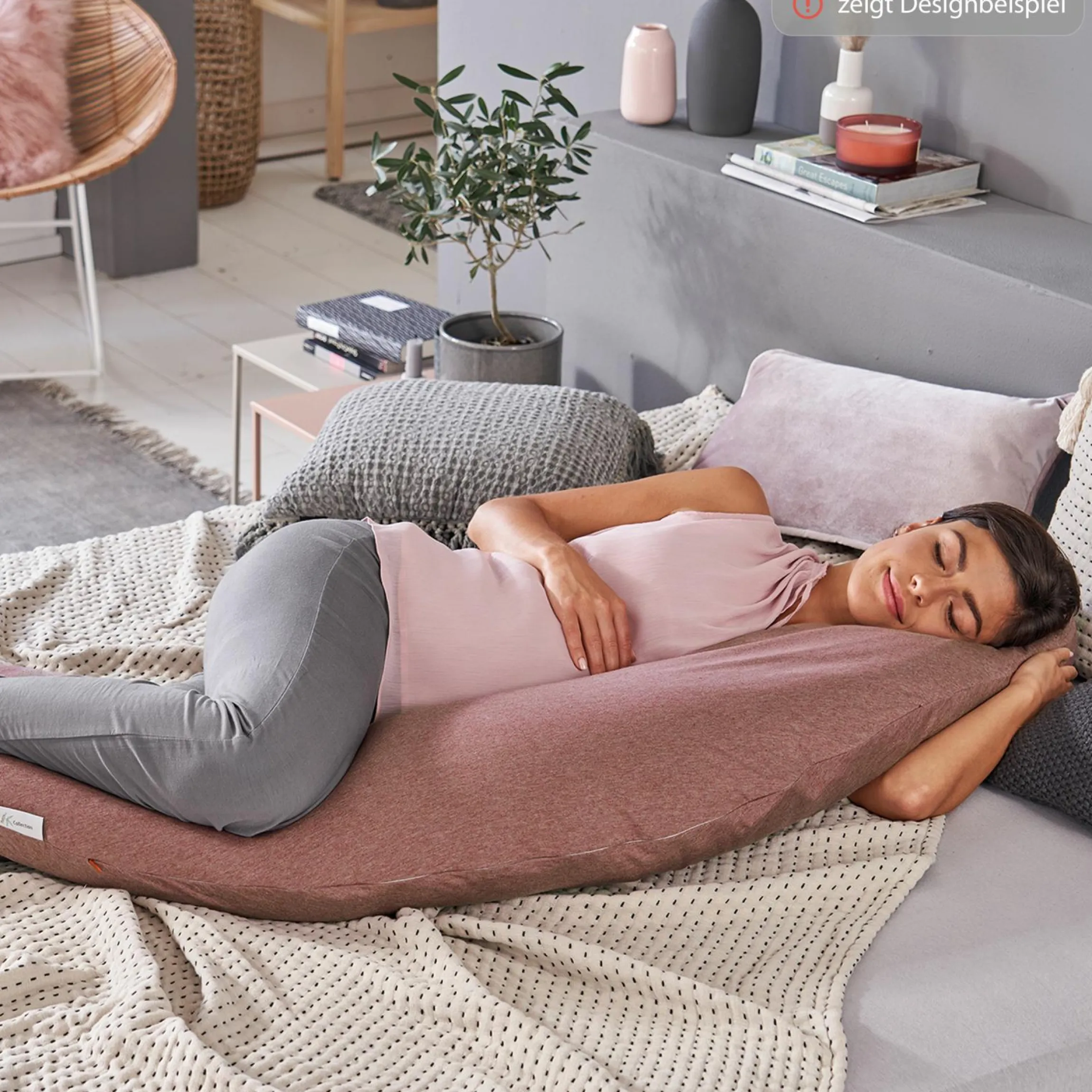 Ersatzbezug für Stillkissen Das Original - Bamboo 190 cm - Leo
