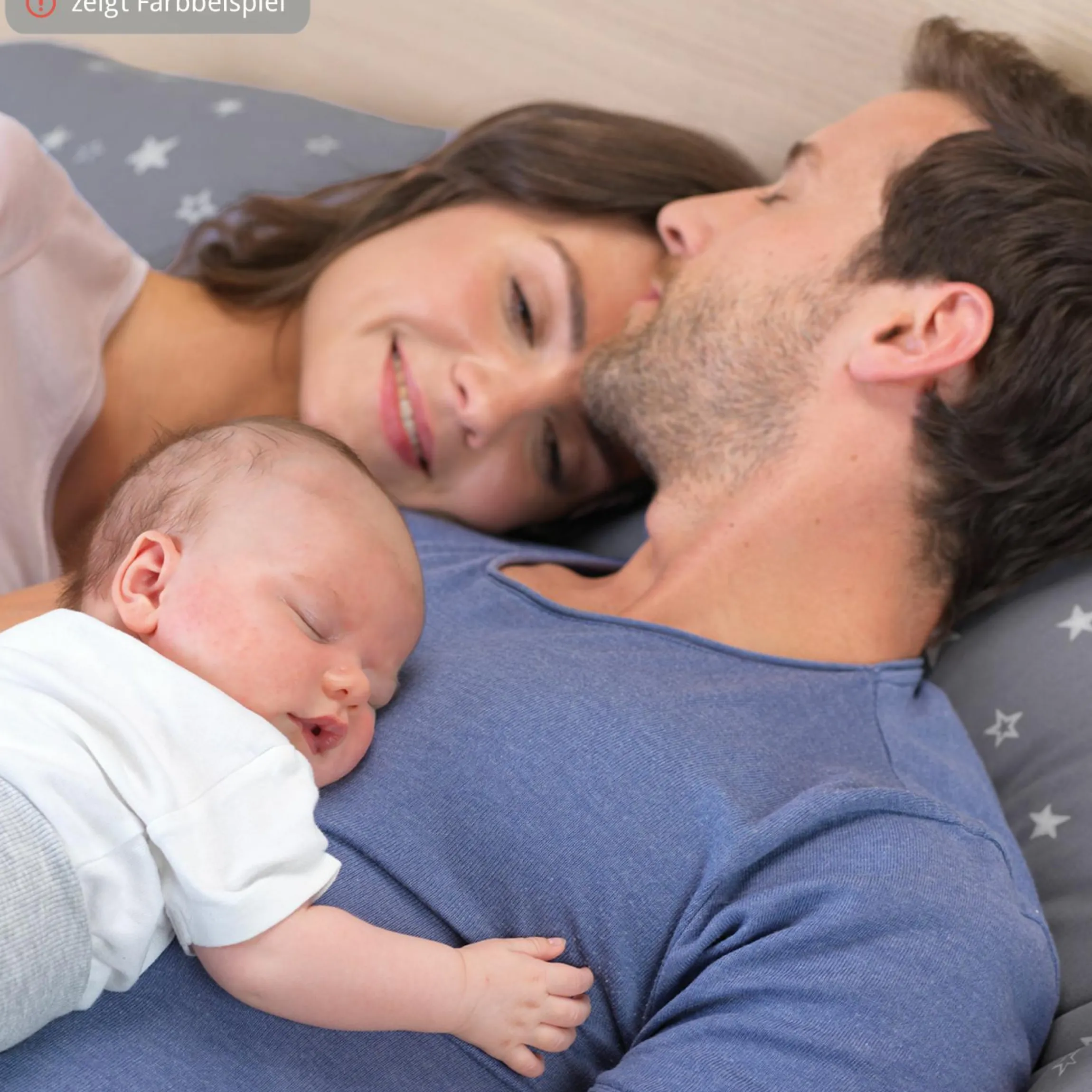 Ersatzbezug für Stillkissen Das Original 190 cm - Kolibris