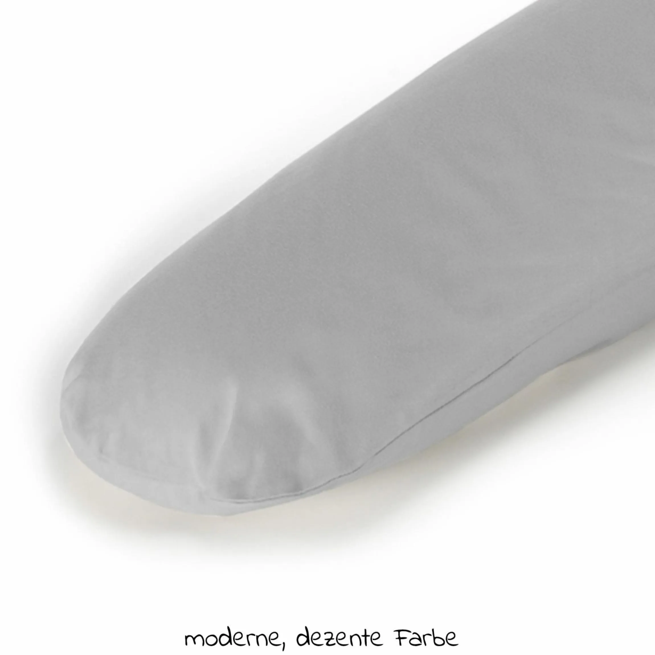 Ersatzbezug für Stillkissen Das Komfort - Jersey 180 cm - Grau