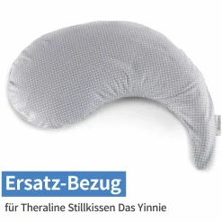 Ersatzbezug für Stillkissen Das Yinnie 135 cm - Punkte - Grau