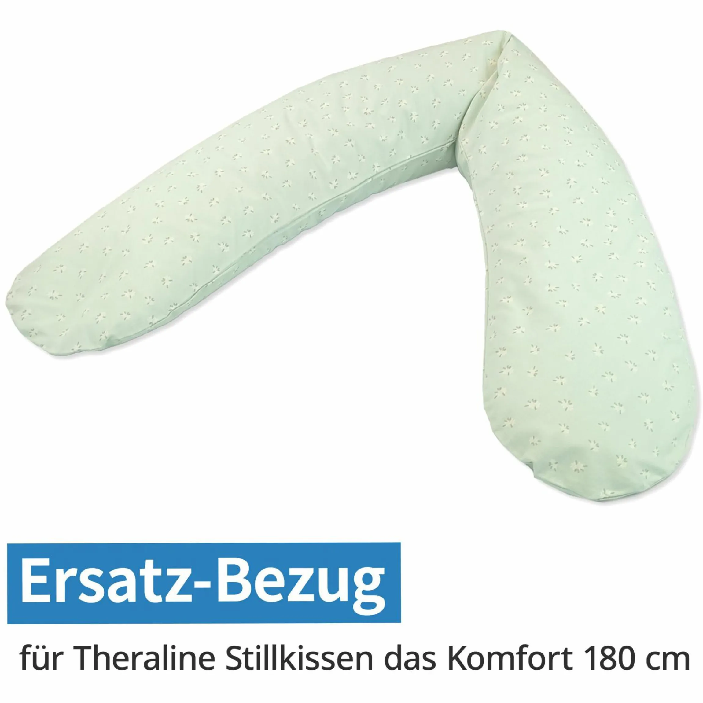 Ersatzbezug für Stillkissen Das Komfort 180 cm - Feine Blümchen