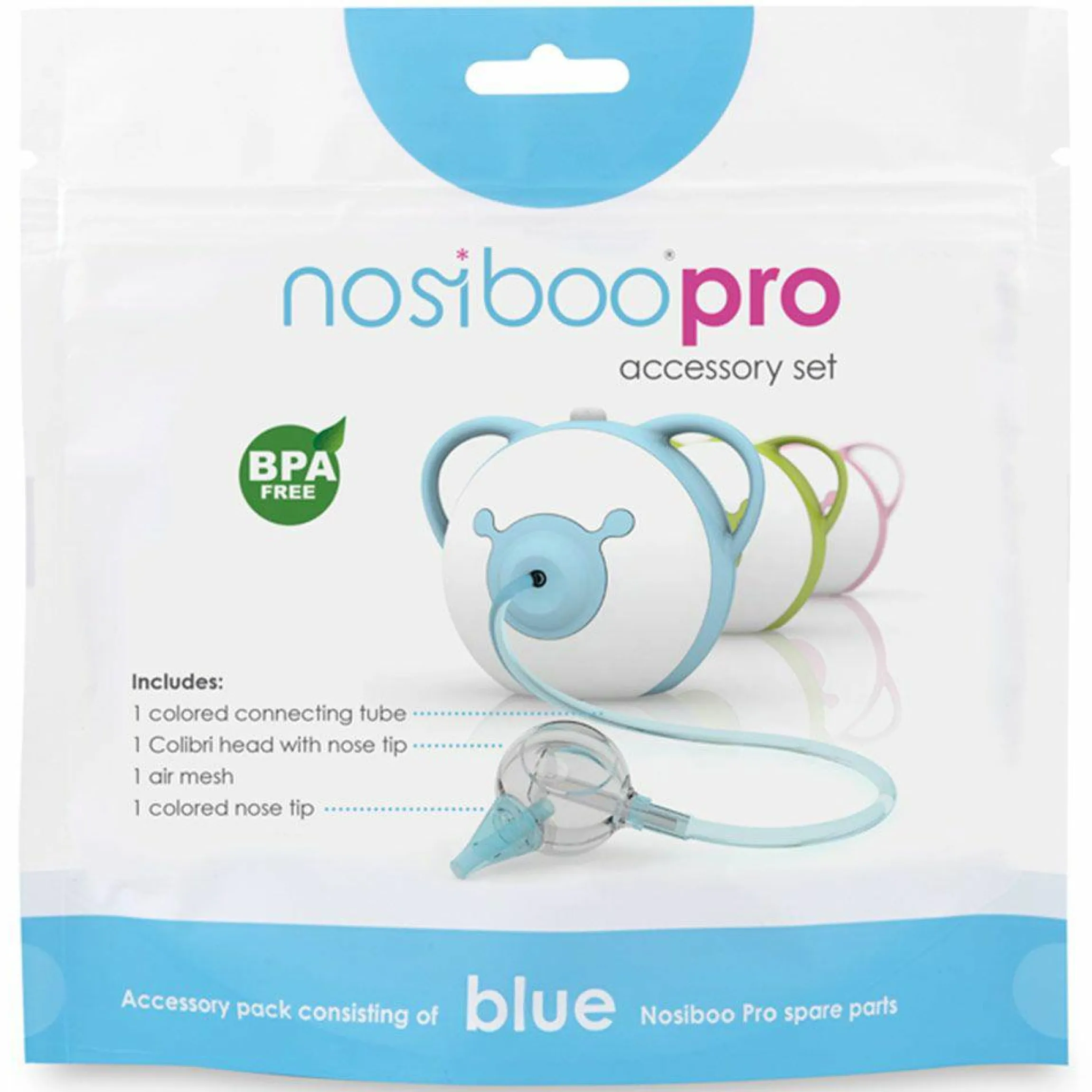 Ersatzpackung für elektrischen Nasensauger Pro - Blau